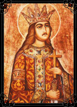 Портрет Стефана Великого, молдавского господаря (правил с 1457 по 1504)